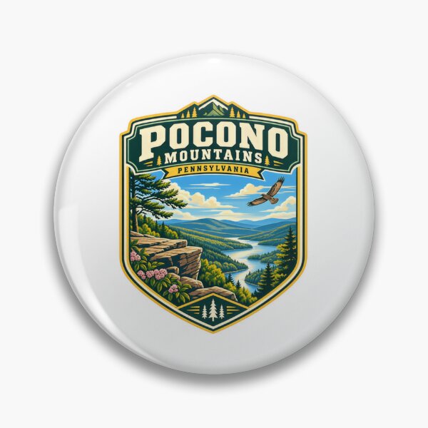 Item preview, Pocono Mountains Pennsylvania Travel Vacation Souvenir designed and sold by Star3NowForMe.