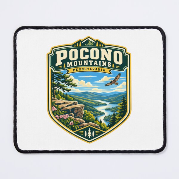 Item preview, Pocono Mountains Pennsylvania Travel Vacation Souvenir designed and sold by Star3NowForMe.