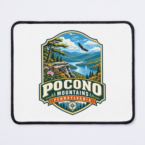 Item preview, Pocono Mountains Pennsylvania Travel Nature Outdoor Enthusiast Vacation designed and sold by Star3NowForMe.