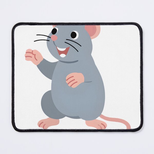 Item preview, Cute Happy Cartoon Grey Mouse Illustration designed and sold by meghnad.