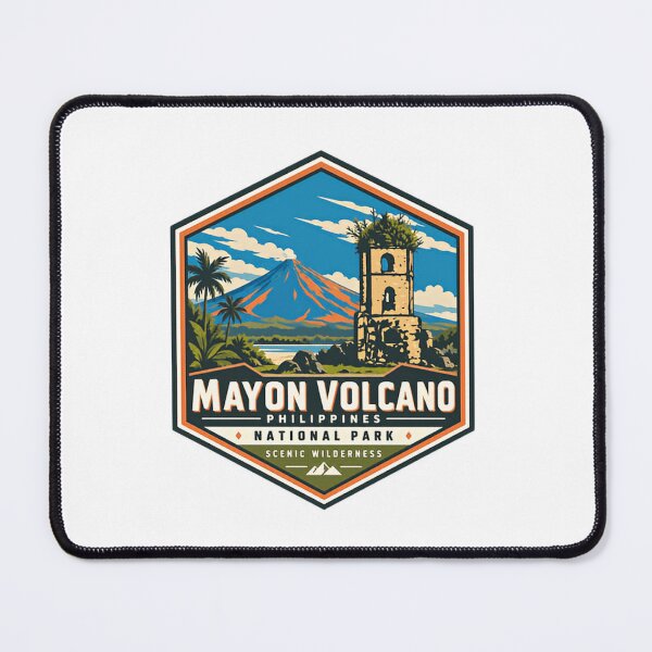 Item preview, Mayon Volcano Philippines National Park Scenic Wilderness Traveler Souvenir designed and sold by Simsimah26Parks.