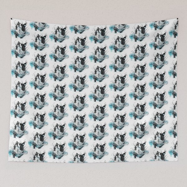 Item preview, Cat | Black & White Cat | Minimal Pet Aesthetic Art designed and sold by Mandayartstudio.