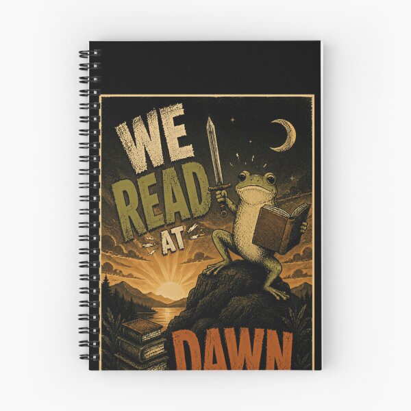 Item preview, We Read At Dawn Book Lover Reader Bibliophile Literature Enthusiast designed and sold by SkeletonsDanger.