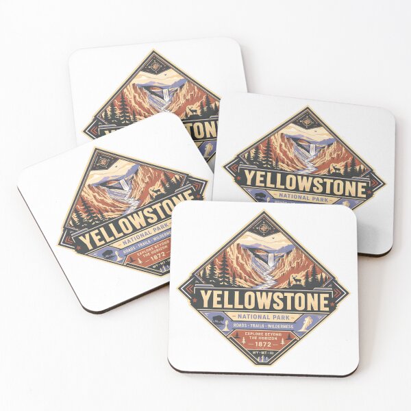 Item preview, Yellowstone National Park Roads Trails Wilderness Explore Beyond The Horizon 1872 Wyoming Montana Idaho Travel Outdoors Adventure designed and sold by Simsimah26Parks.