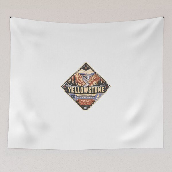 Item preview, Yellowstone National Park Roads Trails Wilderness Explore Beyond The Horizon 1872 Wyoming Montana Idaho Travel Outdoors Adventure designed and sold by Simsimah26Parks.