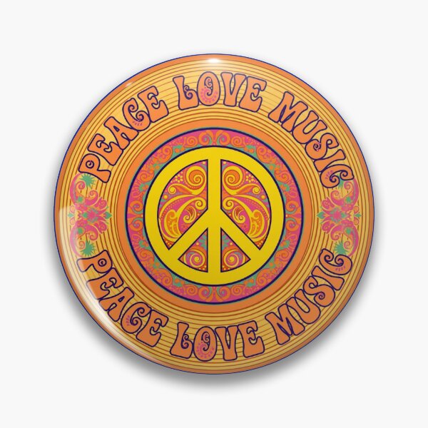 Item preview, Peace Love Music Vinyl designed and sold by GeeklyShirts.