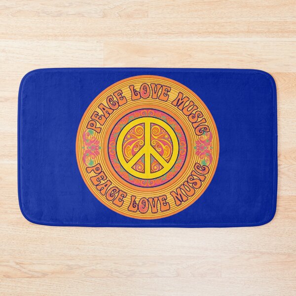 Item preview, Peace Love Music Vinyl designed and sold by GeeklyShirts.