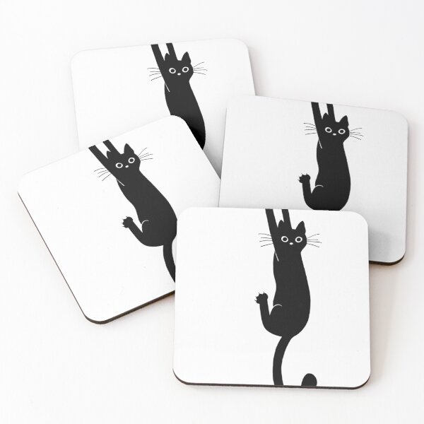 Item preview, Black Cat Holding On designed and sold by Designs-by-kai.