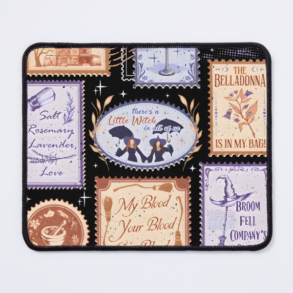 Item preview, Midnight Margaritas Witchy Magic Halloween Vintage Collage designed and sold by PugPuppyLife.