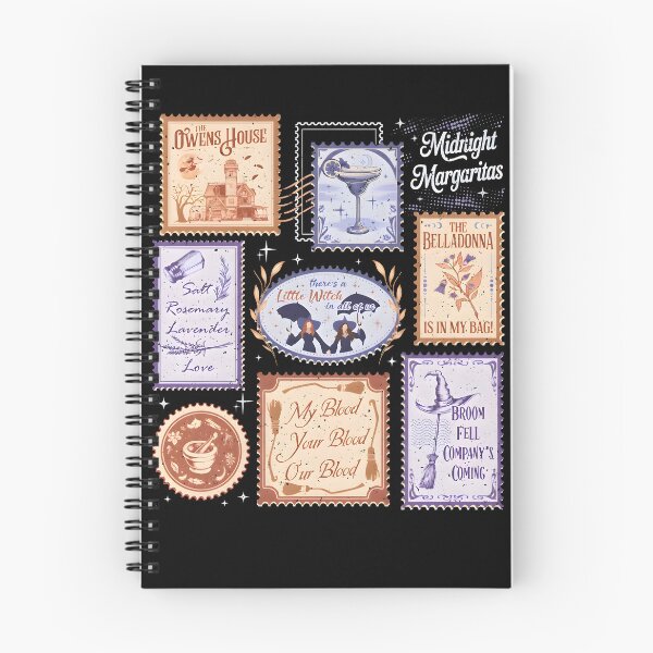 Item preview, Midnight Margaritas Witchy Magic Halloween Vintage Collage designed and sold by PugPuppyLife.