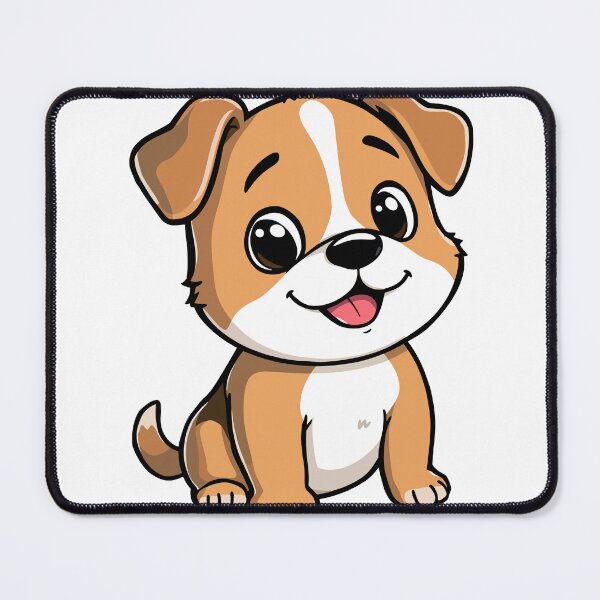 Item preview, Cute Happy Brown and White Puppy Cartoon designed and sold by meghnad.