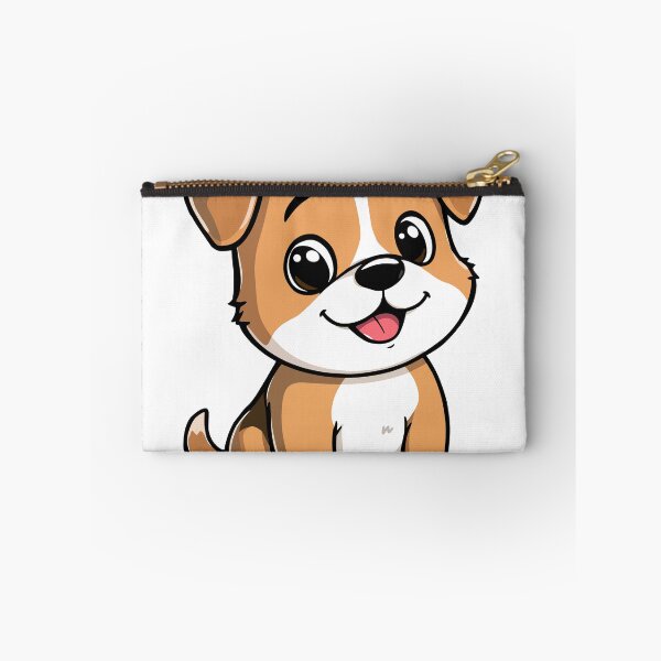 Item preview, Cute Happy Brown and White Puppy Cartoon designed and sold by meghnad.