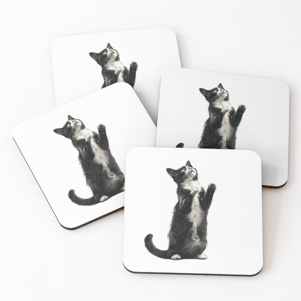 Item preview, Cat | Black & White Cat | Minimal Pet Aesthetic Art designed and sold by Mandayartstudio.