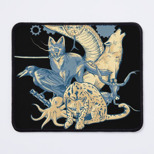 Item preview, Mechanical Menagerie Collage Art designed and sold by STEPHEVASQU.