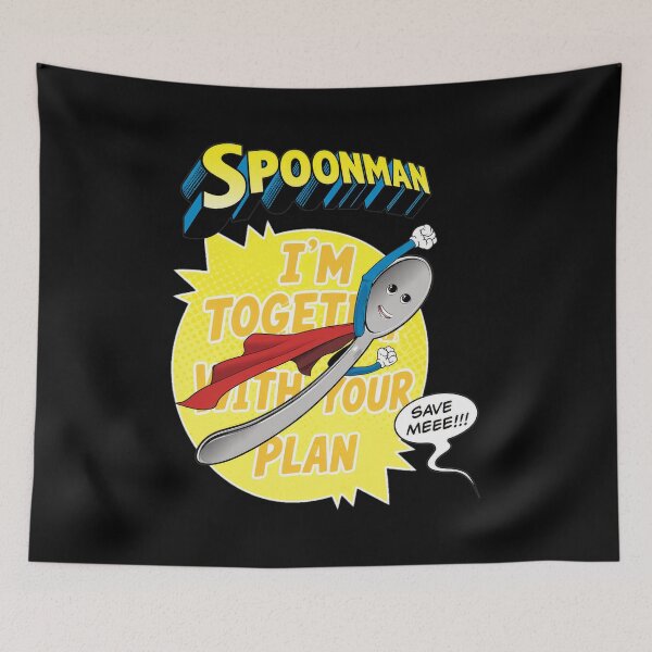 Item preview, SPOONMAN I'M TOGETHER WITH YOUR PLAN Funny Spoon designed and sold by TUCKLORRAINE.
