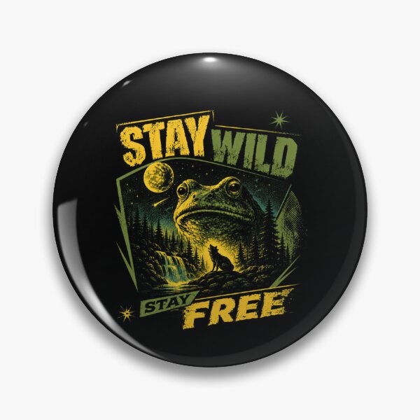 Item preview, Stay Wild Stay Free Nature Wilderness Animal Lover designed and sold by RetroMini2026.