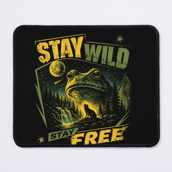Item preview, Stay Wild Stay Free Nature Wilderness Animal Lover designed and sold by RetroMini2026.