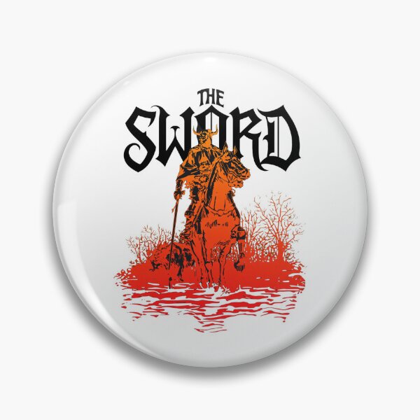 Item preview, The Sword Rider Fiery Landscape Retro  designed and sold by STEPHEVASQU.