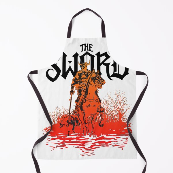 Item preview, The Sword Rider Fiery Landscape Retro  designed and sold by STEPHEVASQU.