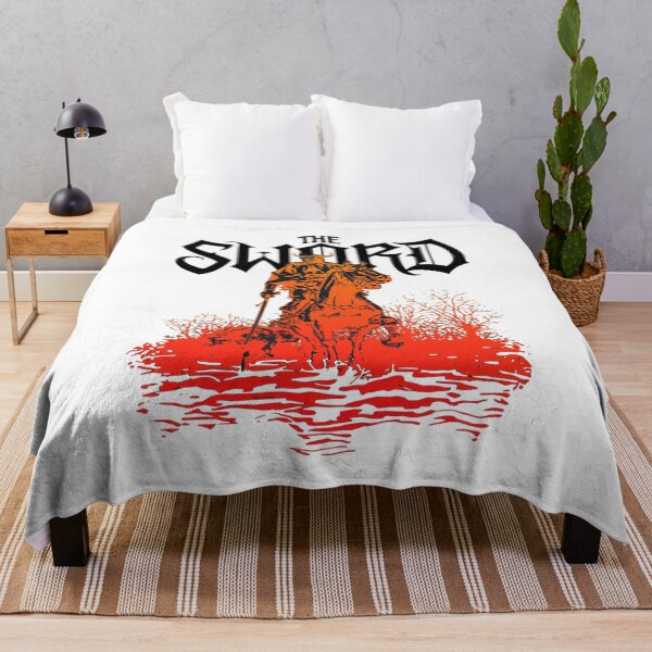 Item preview, The Sword Rider Fiery Landscape Retro designed and sold by STEPHEVASQU.