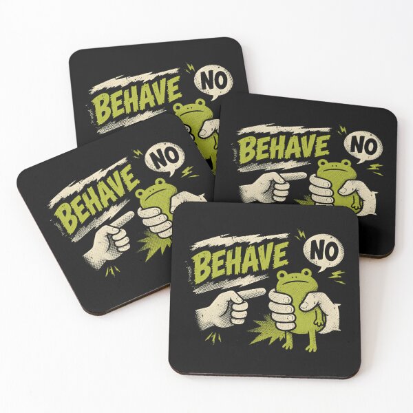 Item preview, Behave No Frog Lover Amphibian Humor designed and sold by RetroMini2026.