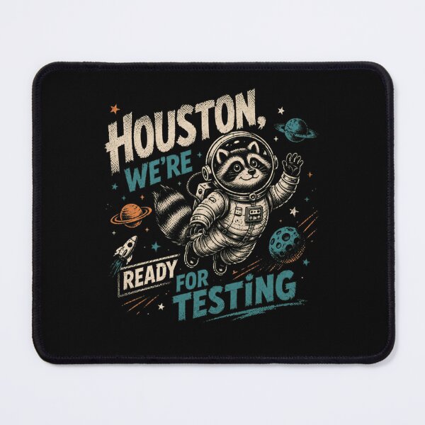 Item preview, Houston, We're Ready For Testing Space Explorer Raccoon Astronaut designed and sold by HumansStuck12.