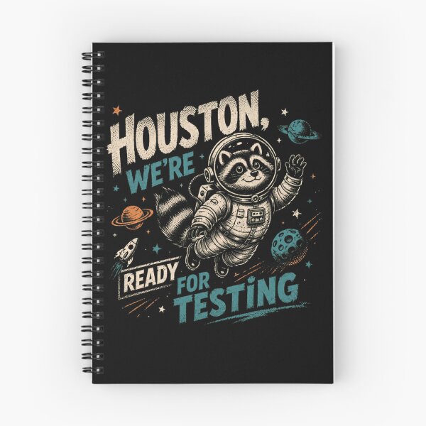 Item preview, Houston, We're Ready For Testing Space Explorer Raccoon Astronaut designed and sold by HumansStuck12.