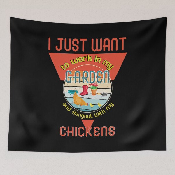 Item preview, Garden & Chicken Lover  Sunset Graphic A designed and sold by TUCKLORRAINE.