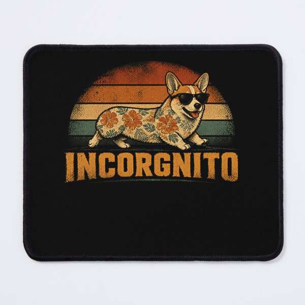 Item preview, Incorgnito Corgi Dog Lover Pet Owner Funny Pun designed and sold by JonesFlora2025.
