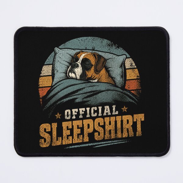 Item preview, Official Boxer Dog Lover Sleeping Pet Parent designed and sold by JonesFlora2025.