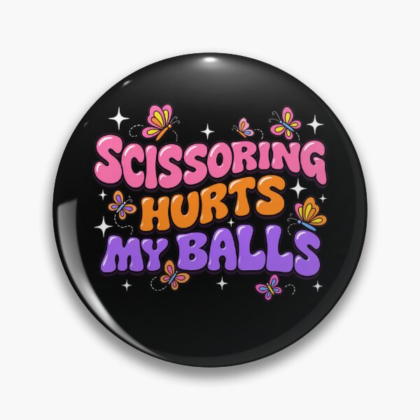 Item preview, Funny Scissoring Hurts My Balls designed and sold by Verominunus.