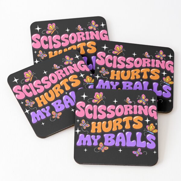 Item preview, Funny Scissoring Hurts My Balls designed and sold by Verominunus.