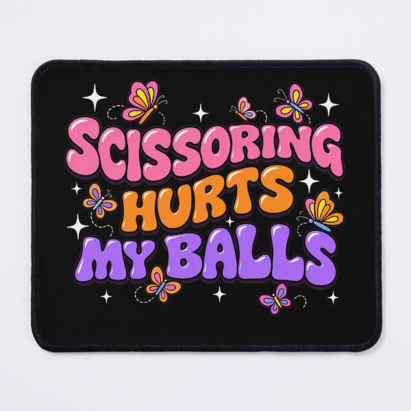 Item preview, Funny Scissoring Hurts My Balls designed and sold by Verominunus.