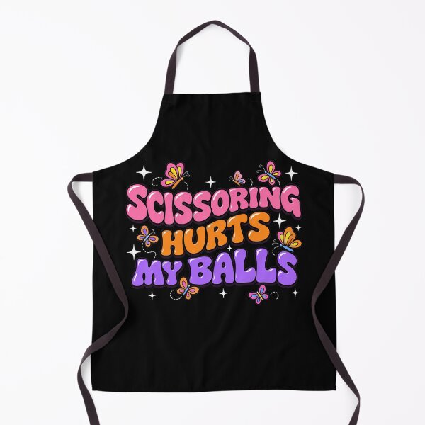Item preview, Funny Scissoring Hurts My Balls designed and sold by Verominunus.