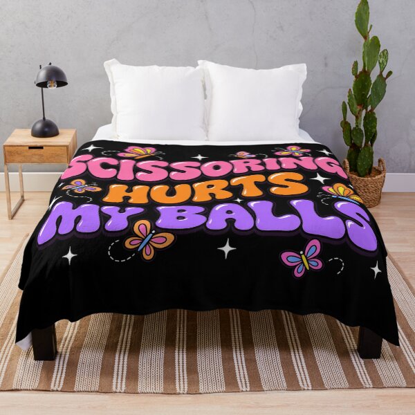 Item preview, Funny Scissoring Hurts My Balls designed and sold by Verominunus.
