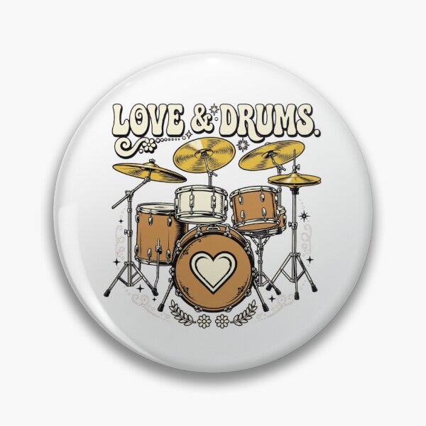 Item preview, Love & Drums designed and sold by GeeklyShirts.