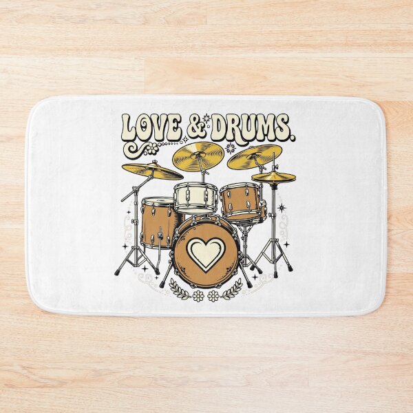 Item preview, Love & Drums designed and sold by GeeklyShirts.