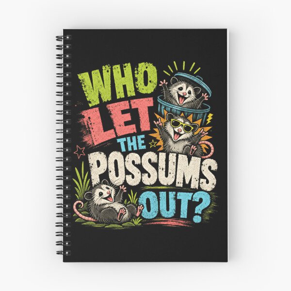 Item preview, Who Let The Possums Out? Funny Opossum Lover Wildlife Animal designed and sold by HumansStuck12.