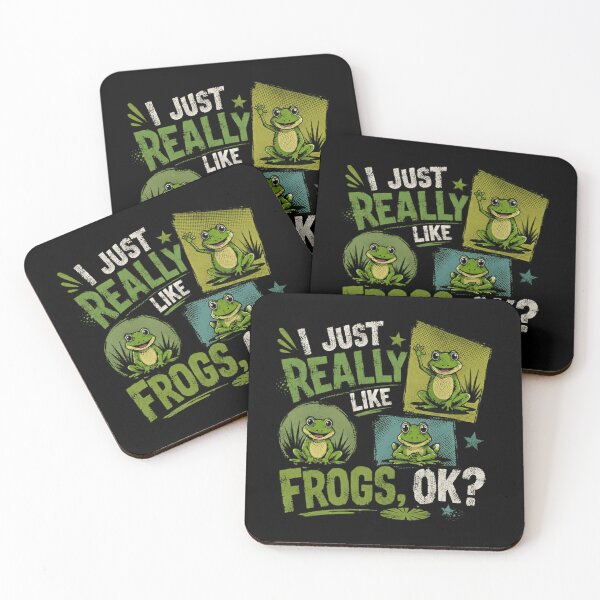 Item preview, I Just Really Like Frogs, Ok? Frog Lover Amphibian Enthusiast designed and sold by HumansStuck12.