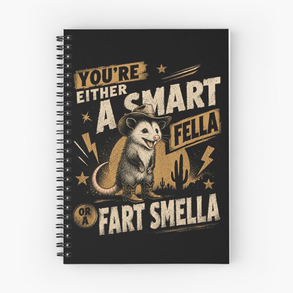 Item preview, You're Either A Smart Fella Or A Fart Smella Opossum Possum Western Cowboy Funny Humor designed and sold by HumansStuck12.