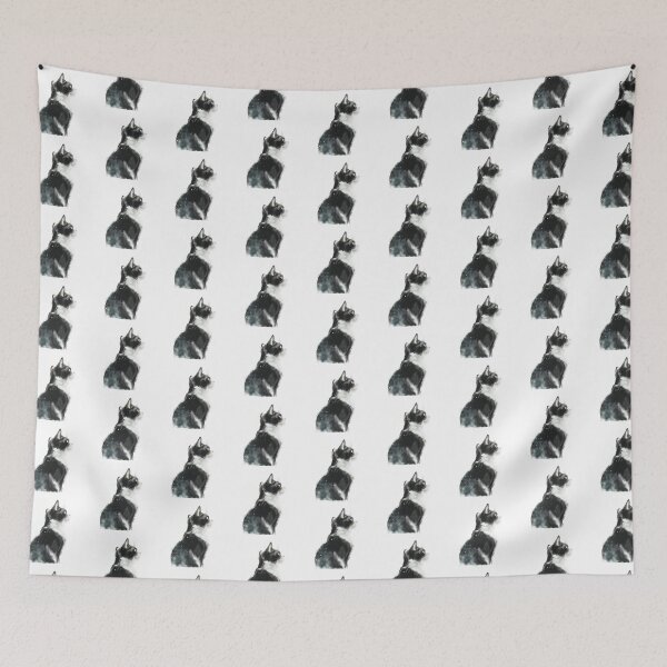 Item preview, Cat | Black & White Cat | Minimal Pet Aesthetic Art designed and sold by Mandayartstudio.