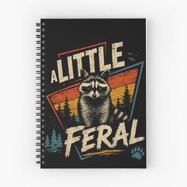 Item preview, A Little Feral Raccoon Wildlife Nature Lover designed and sold by RetroMini2026.