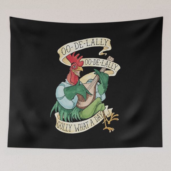 Item preview, Rooster Lute Singer Golly What A Day Song  designed and sold by Andrelgado.