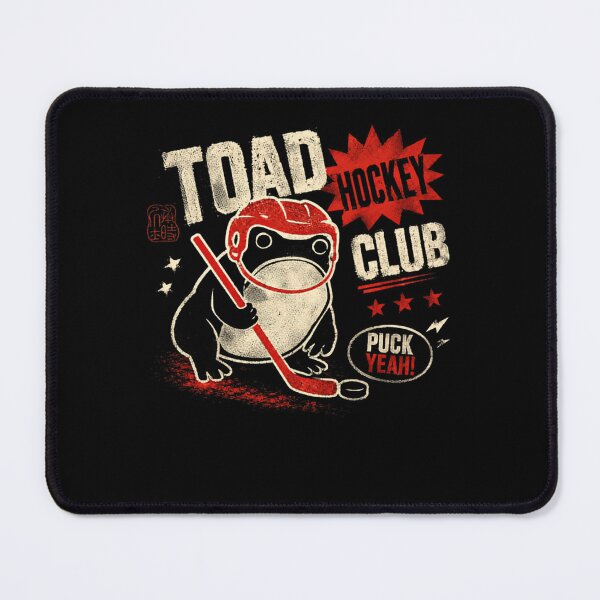 Item preview, Toad Hockey Club Puck Yeah Ice Hockey Player Fan Amphibian designed and sold by HumansStuck12.
