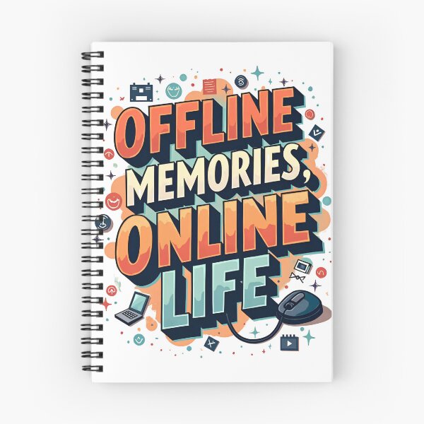Item preview, Offline Memories Online Life designed and sold by ShopValueBiz.