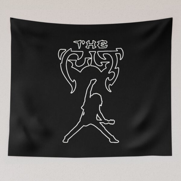 Item preview, The Cult Band Logo Guitarist Graphic designed and sold by TUCKLORRAINE.