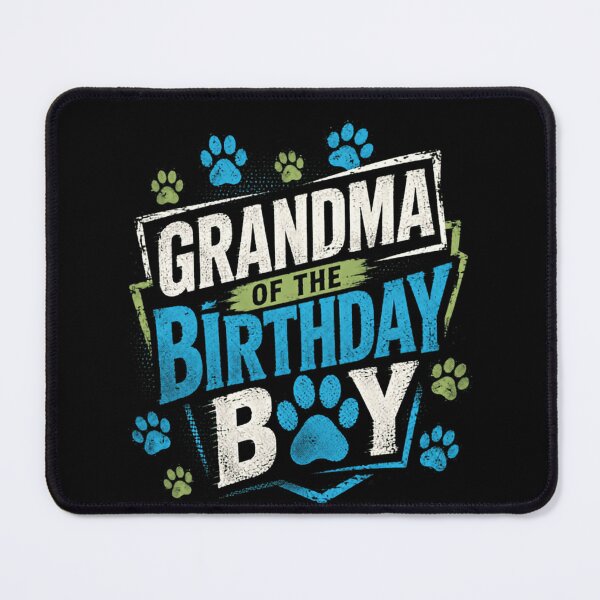 Item preview, Grandma Of The Birthday Boy Dog Lover Grandmother Grandson designed and sold by JonesFlora2025.