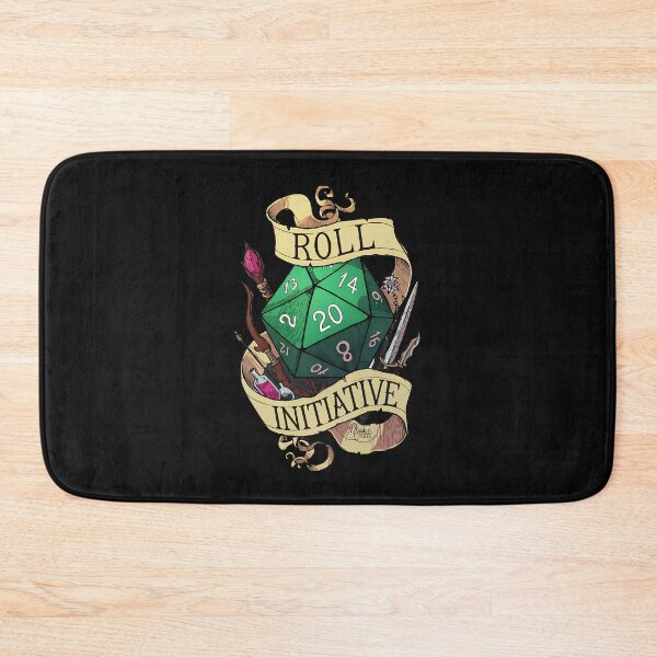 Item preview, Roll Initiative D20 Dice Fantasy Gaming Banner designed and sold by Andrelgado.