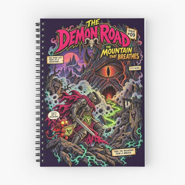 Item preview, THE DEMON ROAD — ISSUE #09: THE MOUNTAIN THAT BREATHES designed and sold by KrungiT Design .