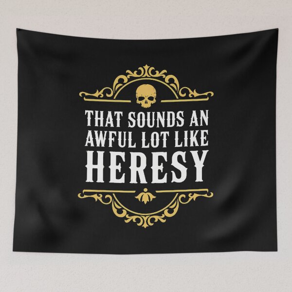 Item preview, Heresy Skull Ornate Dark Humor designed and sold by Andrelgado.